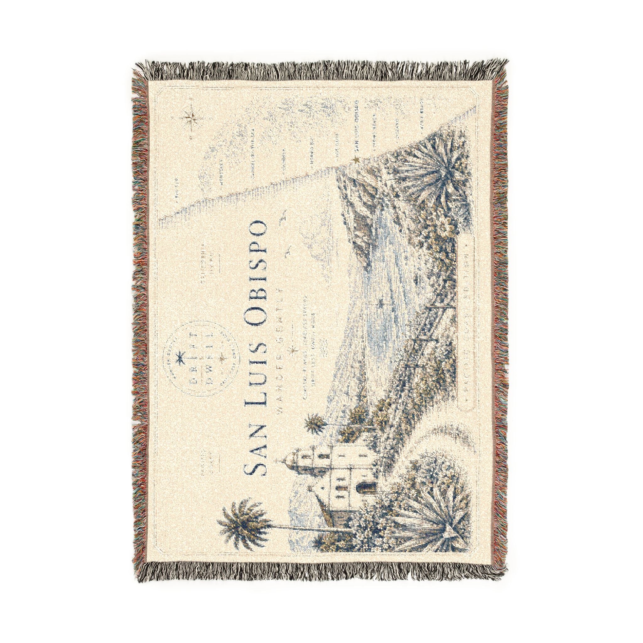 San Luis Obispo Woven Blanket | Pacific Coast Edition