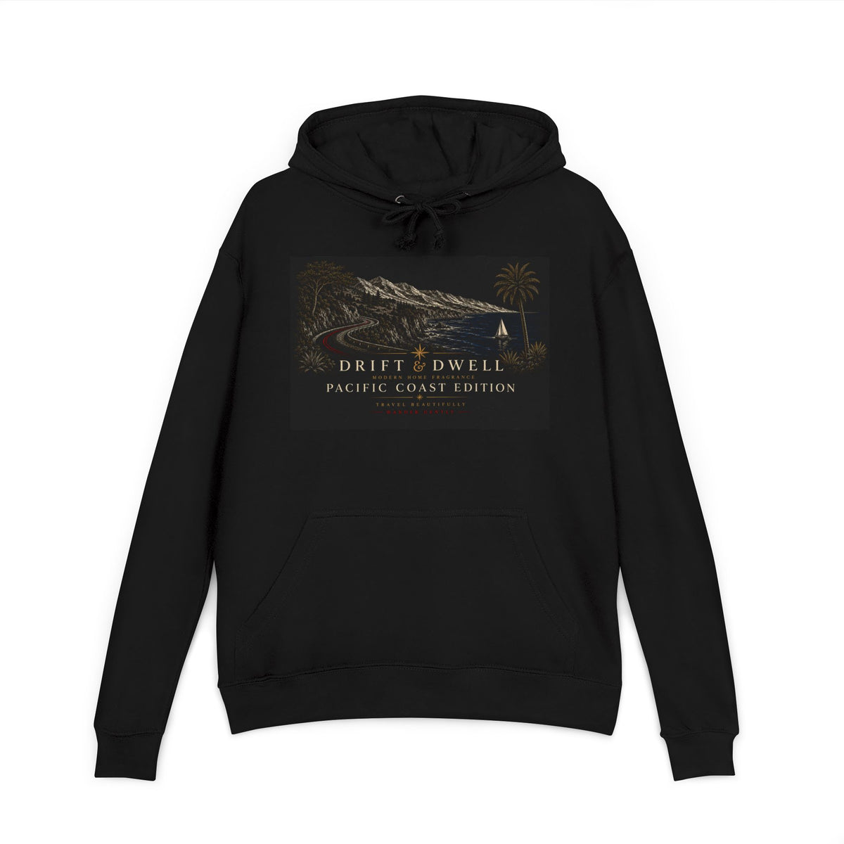 Pacific Coast Drift & Dwell Hoodie | NOIR Collection | Pacific Coast Edition
