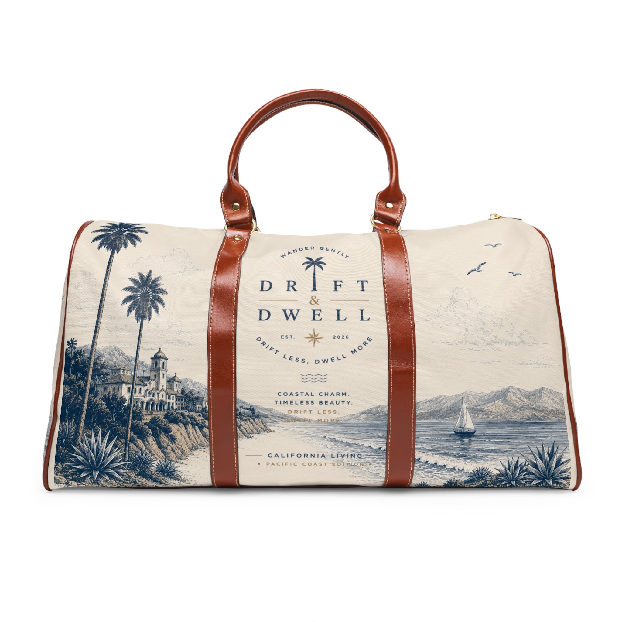 Coastal Vintage Weekender Bag