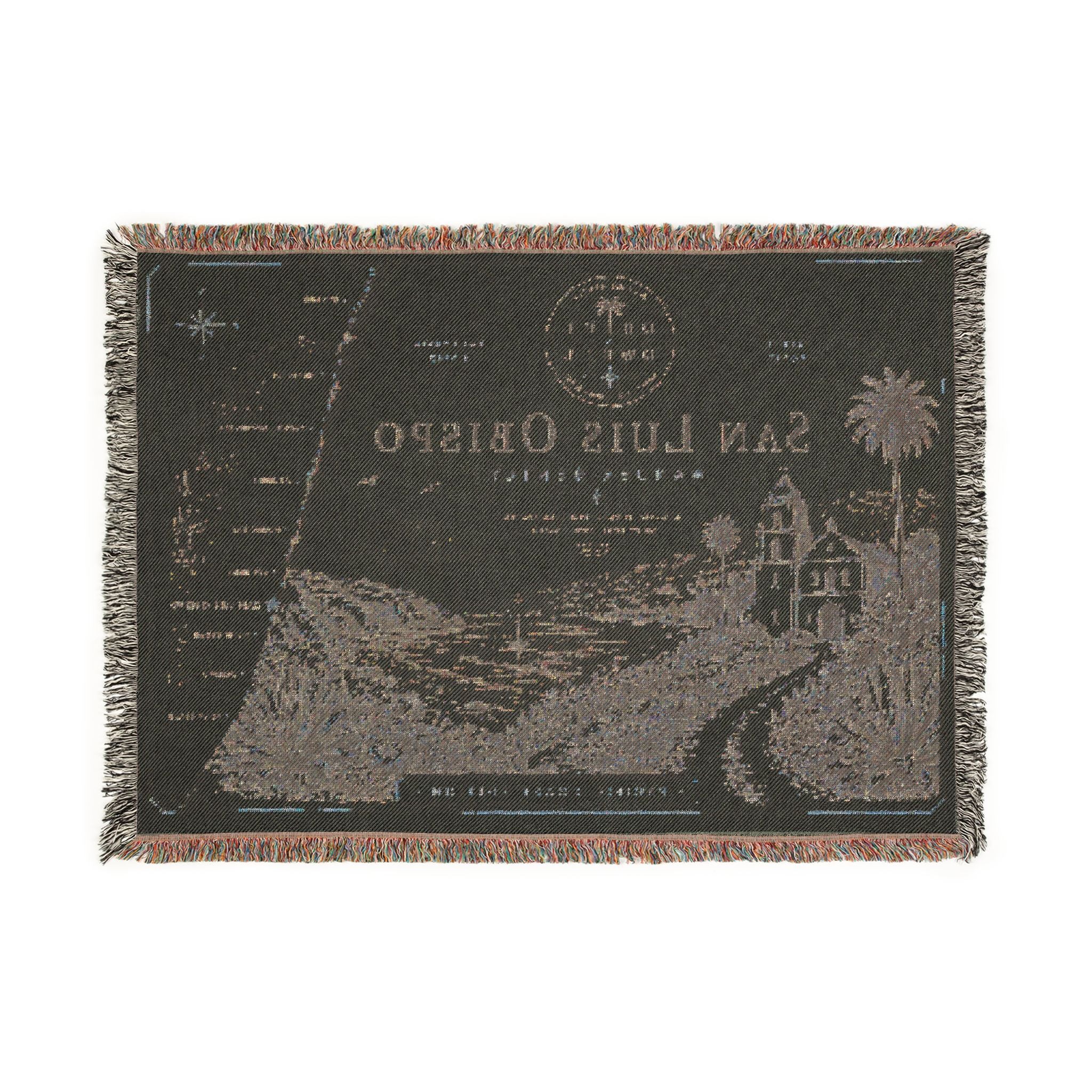 San Luis Obispo Woven Blanket | Pacific Coast Edition