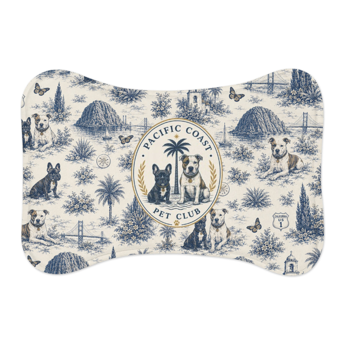 Pet Feeding Mat | Pacific Coast Pet Club | Pacific Coast Edition