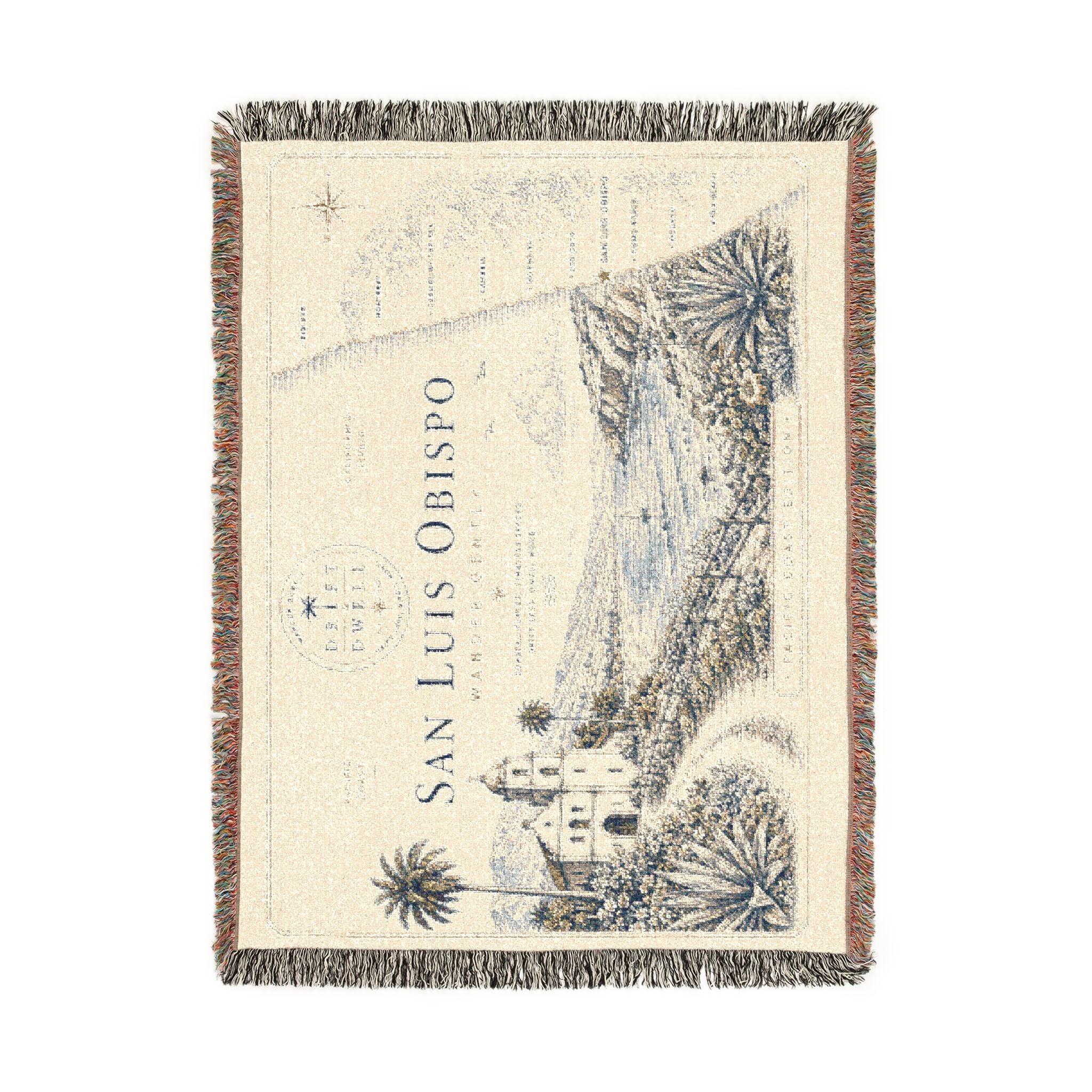 San Luis Obispo Woven Blanket | Pacific Coast Edition