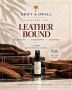 Leather Bound 5 mL, Mahogany, Teakwood, Leather
