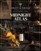 Midnight Atlas 5 mL, Pineapple, Smoky Woods, Soft Amber, Musk