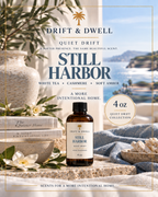 Still Harbor Quiet Drift 4 oz, White Tea, Cashmere, Soft Amber